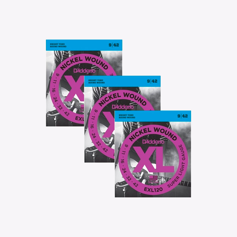 Cordas para Guitarra D'addário .009 EXL 120 Nickel Wound - Imagem 2