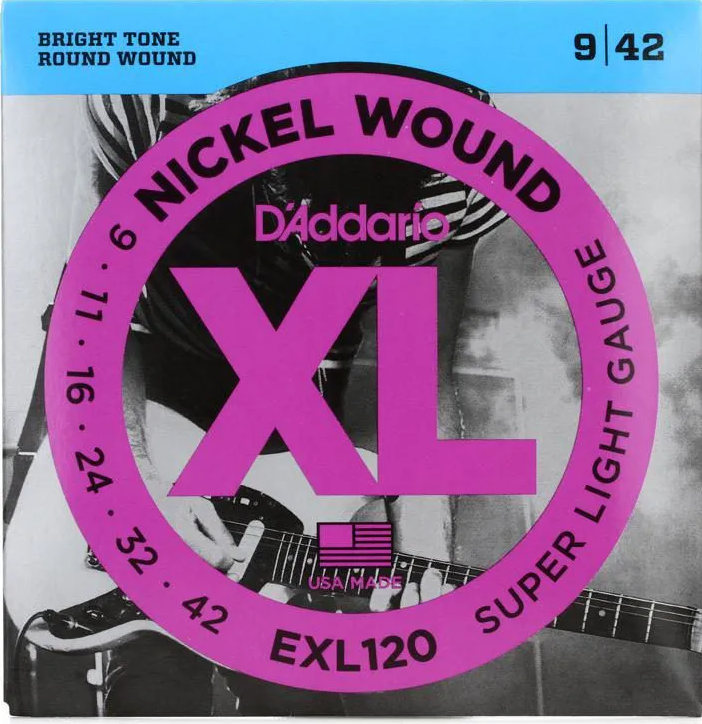 Cordas para Guitarra D'addário .009 EXL 120 Nickel Wound - Imagem 4